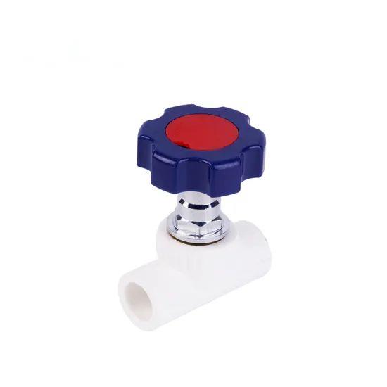 Free-Sample-White-PPR-Plastic-Piping-PPR-Stop-Valve-Fittings