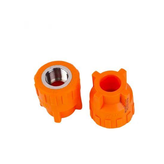 Wholesale-Orange-PPR-Plastic-Brass-Fittings-for-Hot-and-Cold-Water-Pipes