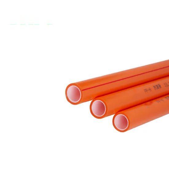 Custom PPR-Orange-Building-Household-Plastic-Hot-and-Cold-Water-Pipe-Heating-Pipe