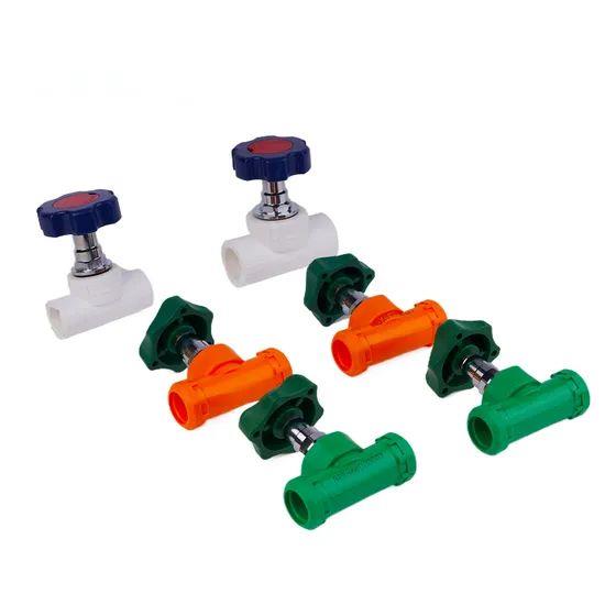 Factory-Wholesale-Green-PPR-Plastic-Water-Pipe-Fitting-Stop-Valve-for-Water-Supply