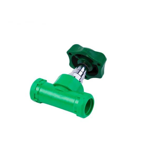 Customized-Green-Water-Supply-PPR-Plastic-Water-Pipe-Fitting-Stop-Valve