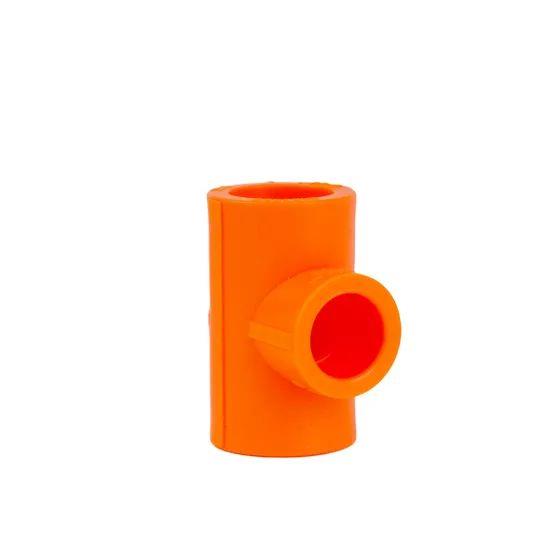 32-25mm-Thick-Corrosion-Resistant-PPR-Equal-Diameter-Tee-PPR-Fitting-for-Industrial-Use-DIN8077-8088