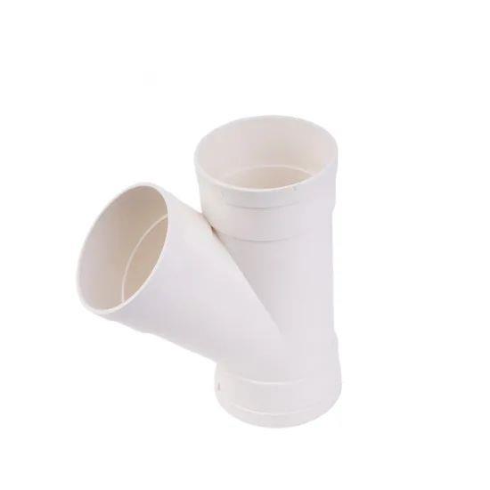 Factory-Wholesale-75-75-Large-Diameter-PVC-Plastic-Pipe-Fittings-Oblique-Tee-PVC-Drain-Pipe