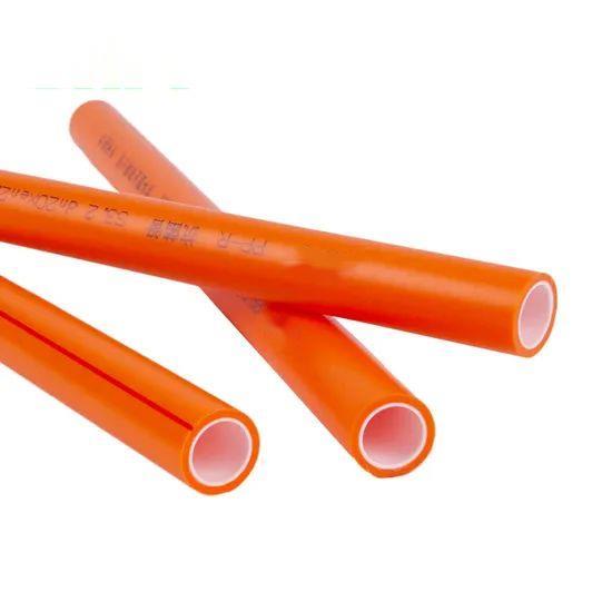 Custom-Pn16-Pn20-Pn25-Pipe-Plastic-Orange-PPR-Pipe-for-Heating-Pipe