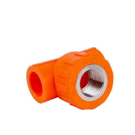 Orange-PPR-Fittings-for-Hot-Water-Brass-Female-Pipe-Thread-Brass-Tee-Fittings