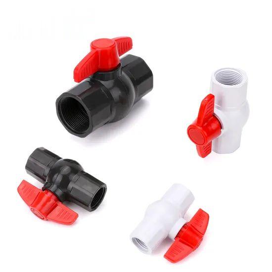 Injection-Mold-Sch40-White-Grey-PVC-Ball-Valves