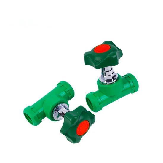 Free-Sample-Green-PPR-Plastic-Pipe-PPR-Water-Pipe-Stop-Valve-Fittings