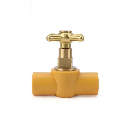 Ifan-Manufacturer-Supply-En-15874-20-32mm-Pn25-Chrome-Plating-Cross-Handle-Concealed-Valve-with-Ball