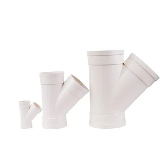 Made-in-China-Wholesale-Gd110-Construction-Drainage-with-Silent-Oblique-Tee-Plastic-PVC-Pipe-Fittings