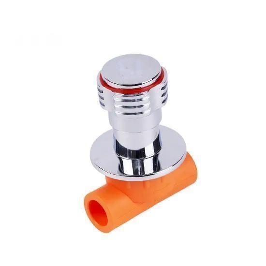 Cold-Water-Hot-Water-20-63mm-Orange-Plastic-Connector-Pipe-Fittings-Concealed-Valve-PPR-Ball-Valve