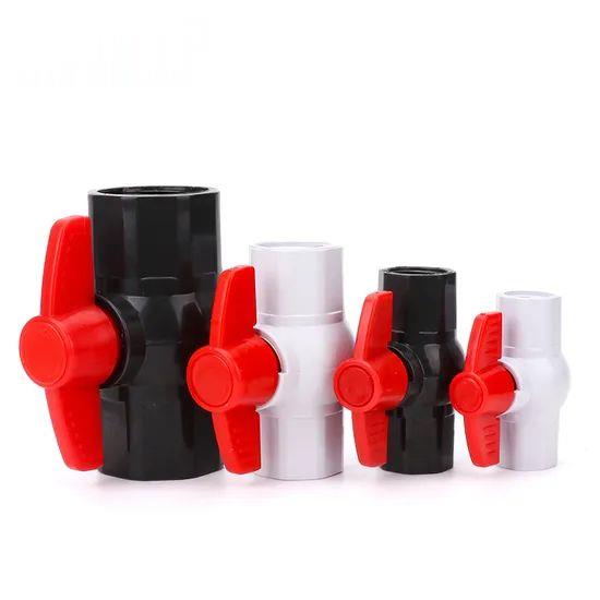 Injection-Mold-Sch40-White-Grey-PVC-Ball-Valves-for-Control