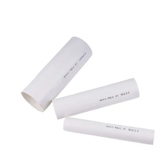 White-Round-PVC-Plastic-Falling-Sewage-Wastewater-Drainage-Pipe