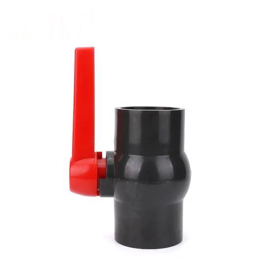 Sch40-Pn16-2-4-Female-Thread-UPVC-Control-Ball-Valves